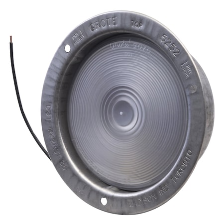 Back Up Lamp, Round, Clear, 5-1/2