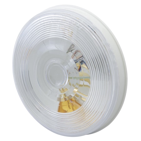 Back Up Lamp, Round, Clear, 4-5/16