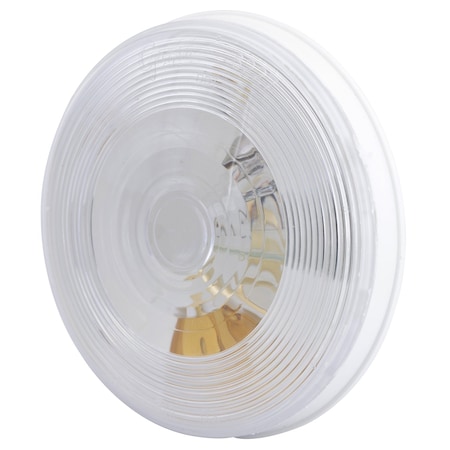 Back Up Lamp, Round, Clear, 4-5/16