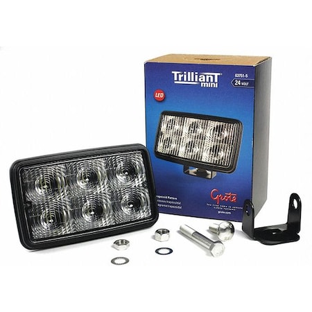 WorkLight, 700 lm, Rectangular, LED, 3-5/8