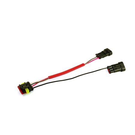 ADAPTER HARNESS, 3-PIN AMP TO 4-PIN AMP MPN:66865