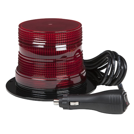 Flashing Beacon, Red, 12V DC MPN:78102