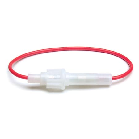 Fuse Holder, 14 Amp, 18 ga., Red MPN:82-2161
