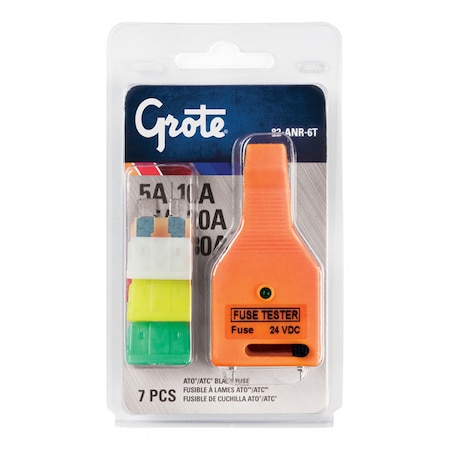 Ato Fuse Assortment and Tester, PK7 MPN:82-ANR-6T
