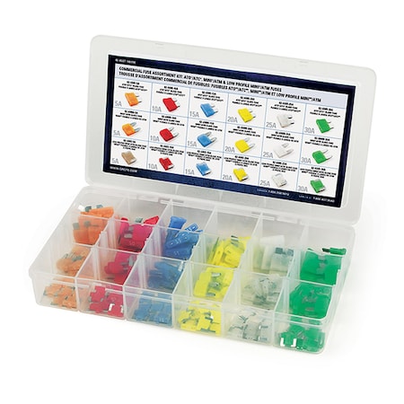 Mini Ato/Lp Mini Fuse Assortment, PK180 MPN:82-ASST-180