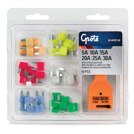 Mini Fuse Assortment, PK43 MPN:82-ASST-43
