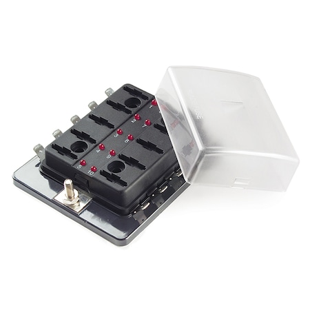 Led Fuse Panel, Ato/Atc, 10 Slot and Cover MPN:82-BLR-I-310