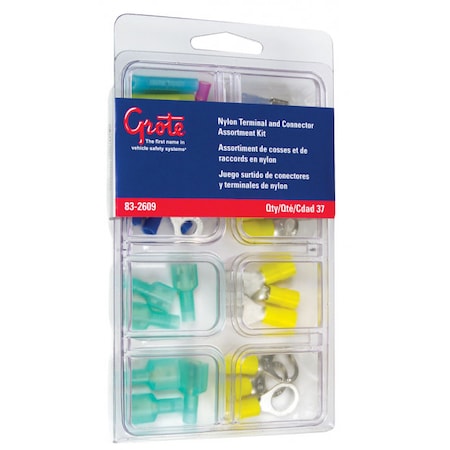 Nylon Terminal Assortment Kit, PK37 MPN:83-2609