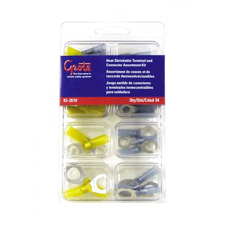 Heat Shrink Terminal Assortment Kit, PK34 MPN:83-2610