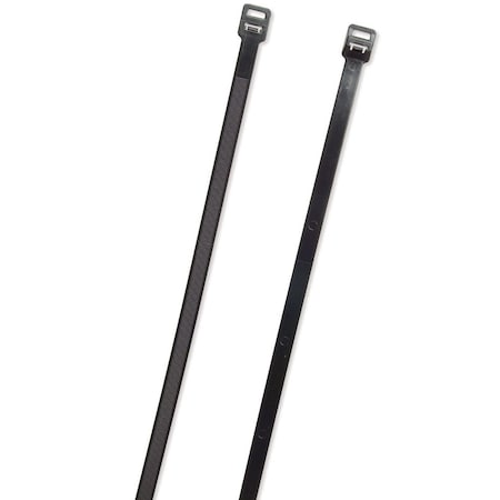 Releasable Tie, Black, 7.6