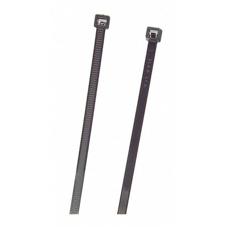 Standard Tie, Black, 15