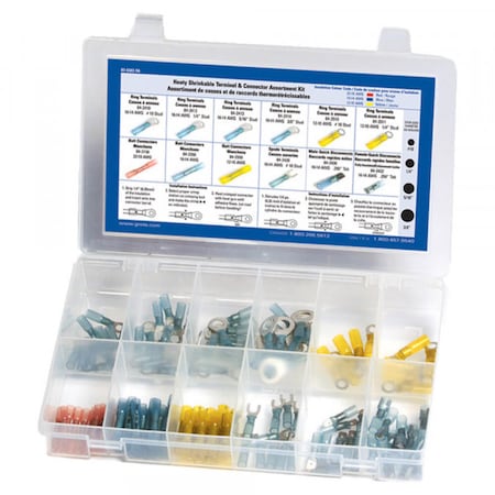 Heat Shrink Terminal Kit, 22-10 Ga, PK120 MPN:83-6503