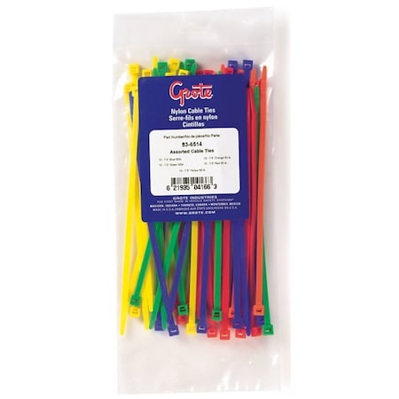 Standard Cable Tie Assortment, PK50 MPN:83-6514