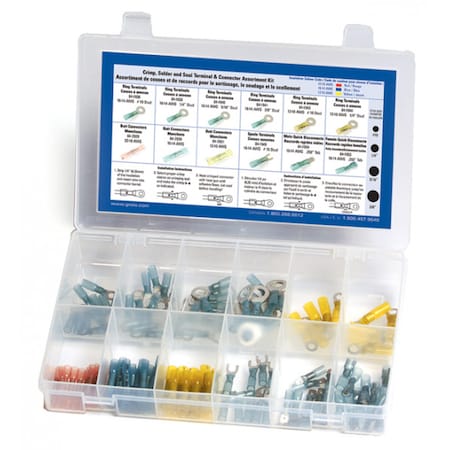 Crimp Solder/Seal Terminal Assort, PK120 MPN:83-6542