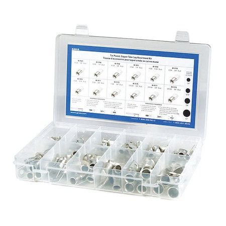 Copper Tube Lug Assortment Kit, PK76 MPN:83-6544
