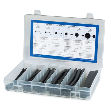 Shrink Tubing Kit, Single Wall, PK50 MPN:83-6545