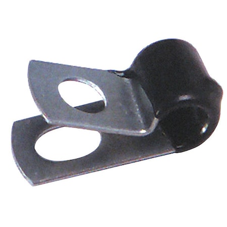 Vinyl Insul. Steel Clamps, 1/4
