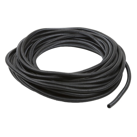 Nylon Split Flex Tubing, Black, 1/4, 50 ft. MPN:83-8030