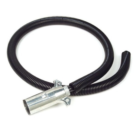 Nylon Split Flex Tubing, Blck, 1.5