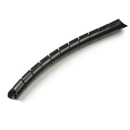 Spiral Wrap, Black, 3/8