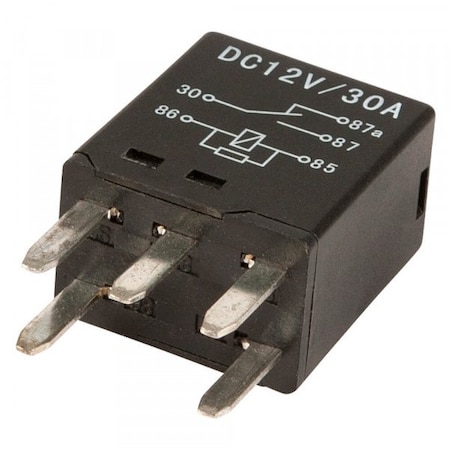 Relay, 5 Pin Mini Blade, 25/20A, 12V MPN:84-1077