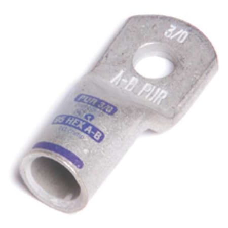 Battery Terminal, Straight, 2/0 ga., PK5, Stud Size: 1/4 in MPN:84-9205