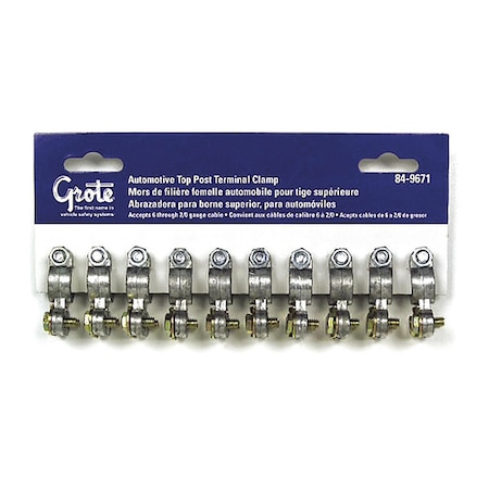Automotive Clamp Terminal, 6-2/0G, PK10 MPN:84-9671