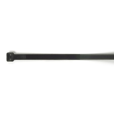 Wide Strap Tie, Black, 15.1