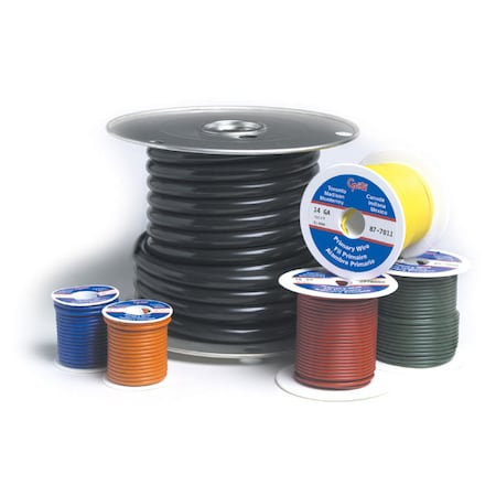 Sxl Wire, 16 Gauge, Brown, 100 ft. Spool MPN:87-2001