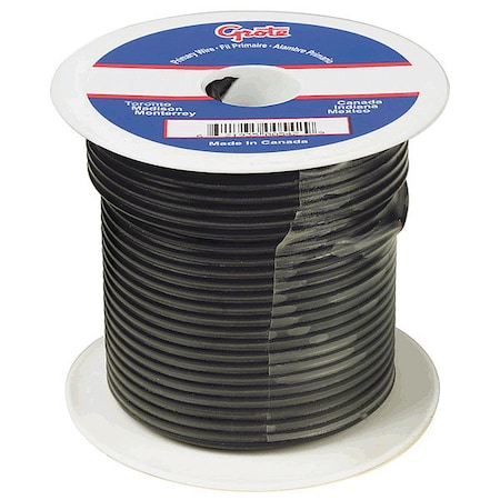 Sxl Wire, 16 Gauge, Black, 100 ft. Spool MPN:87-2002
