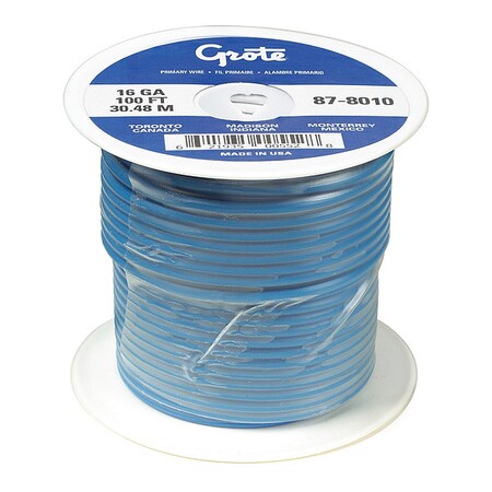Automotive Cable, 12 AWG, Blue, 100 ft MPN:87-6210