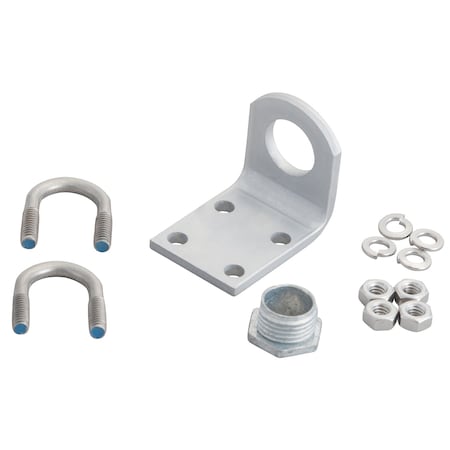 Mounting Bracket, Gray, Aluminum MPN:93604