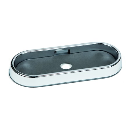 Bezel, Gray, Plastic MPN:98480