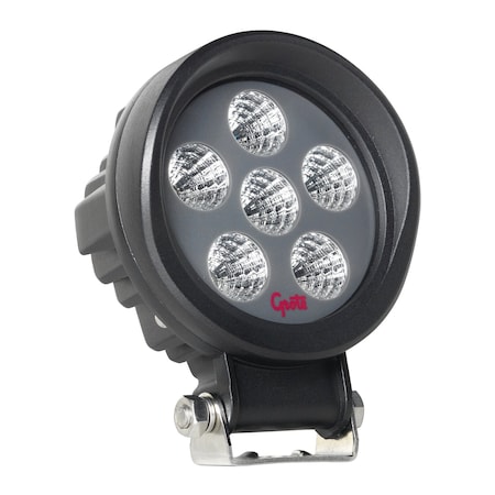 Work Light, 1600 lm, Round, LED, 6