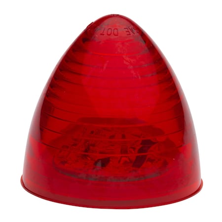 Marker Lamp, LED, Beehive, 2-1/2 In, Red MPN:G1082