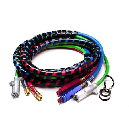 Power Cord 3, In, 1 Set, 15 ft., Red/Blue MPN:81-3215