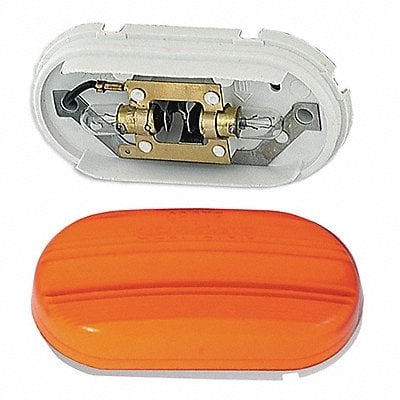 Clearance Marker Lamp FMVSS P2 PC Oval MPN:45263