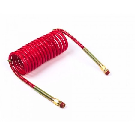 Coiled Air 8 ft., Red, 6