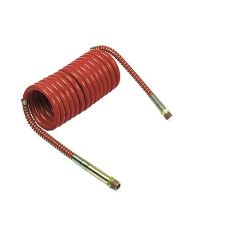 Coiled Air 15 ft., Red, 12
