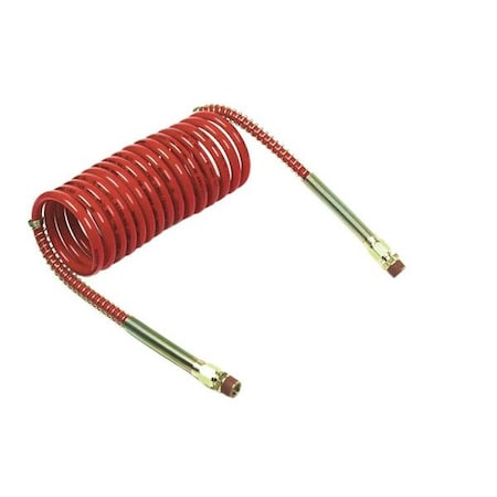 Coiled Air 20 ft. Red Single, 12