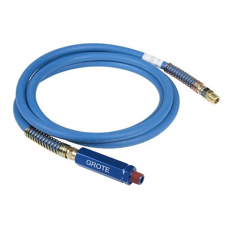 Rubber Air Hose 12 ft., Blue Anodized Gri MPN:81-0112-BGB