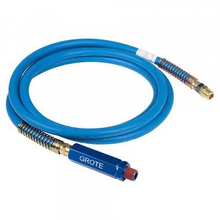 Rubber Air Hose 15 ft., Blue, Blue Anodize MPN:81-0115-BGB