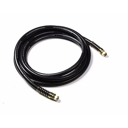 Rubber Air Hose 20 ft., Springs, Black MPN:81-0120