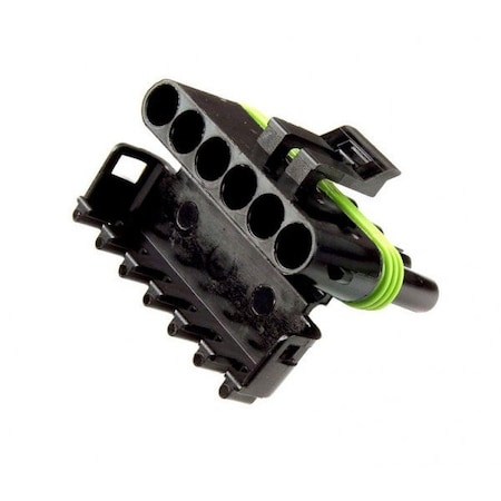 Weather Pack Connectors, Nylon 6 Cav, PK5 MPN:84-2052