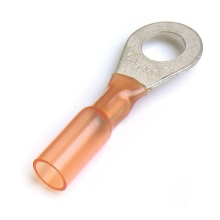 Ring Terminal, #6 Stud Size, 600 V, Heat Shrink Insulated, 15 PK MPN:84-2415