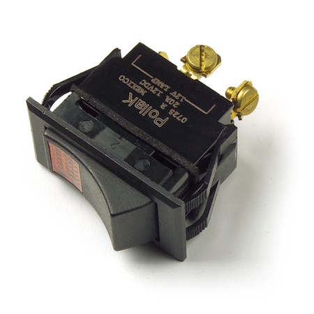 Rock/Swtch, 3 Term On/Off, Green, 25A, 12V MPN:82-0304