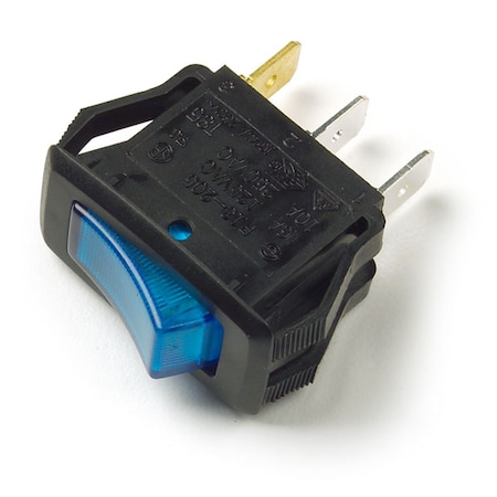Rocker Switch, On/Off, Blue, 20A MPN:82-1904