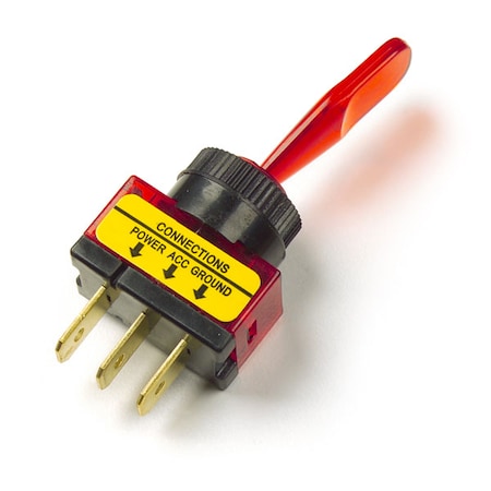 Toggle Switch, On/Off, Glow, Red, 20A MPN:82-1905