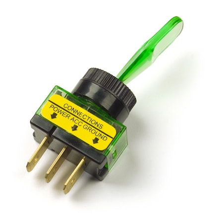 Toggle Switch, On/Off, Glow, Green, 20A MPN:82-1907