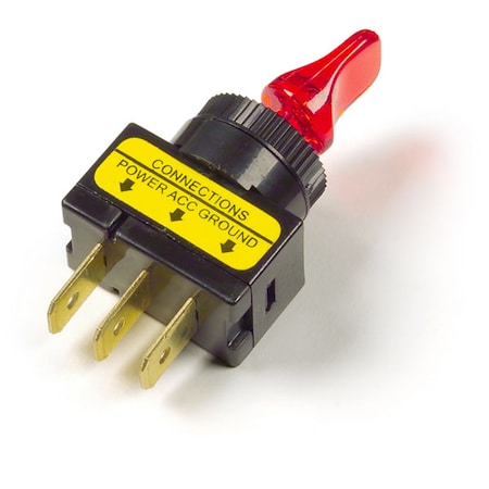Toggle Switch, On/Off, D/Bill, Red, 20A MPN:82-1909
